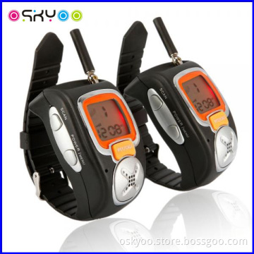 Sports Pair Backlit Mobile Walkie Talkie Watches (FOS-800)
